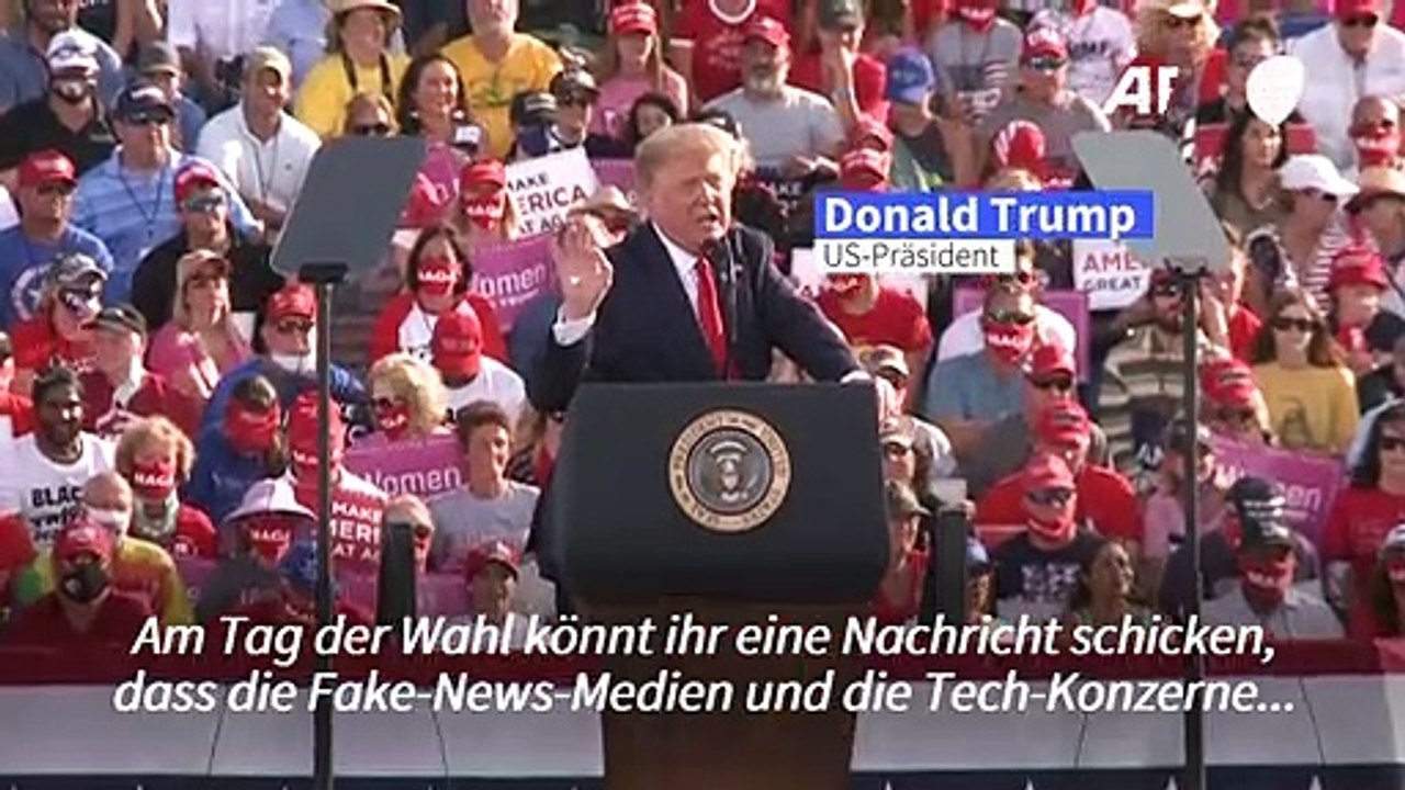 Trump: Medien sind 'Feinde des Volkes'
