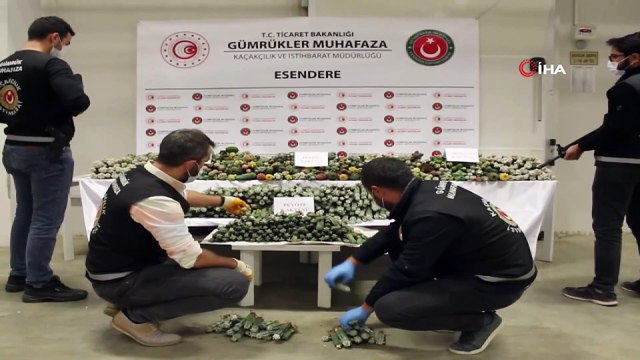 Esendere Gümrük Kapısında 113 kilogram uyuşturucu ele geçirildi