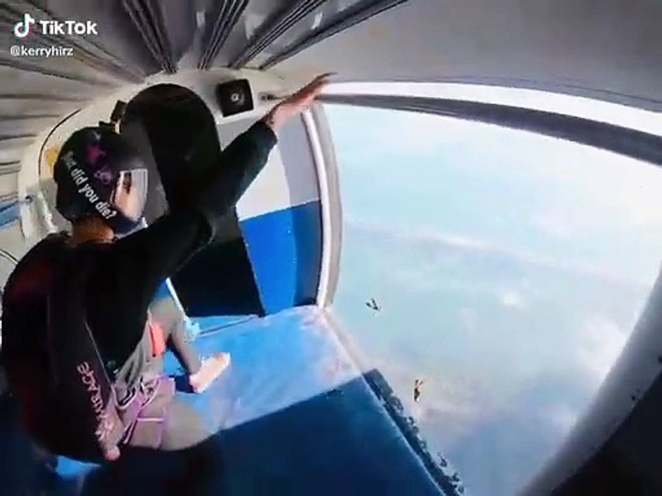 Sky diving