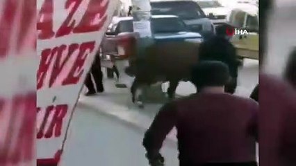 Bursa trafiğinde zor anlar! Saniye saniye böyle yansıdı