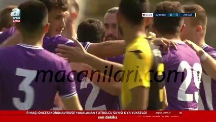 52 Orduspor 3-2 Arhavispor 15.10.2020 - 2020-2021 Turkish Cup 1st Qualifying Round