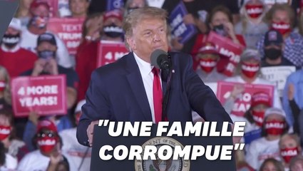 "Enfermez les Biden": Trump attaque la famille "corrompue" de son rival