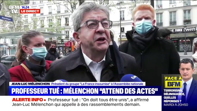 Jean-Luc Mélenchon: La riposte du peuple en France, c'est l'unité