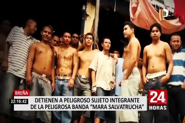 Detienen a peligroso sujeto integrante de la peligrosa banda "Mara Salvatrucha"