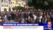 Attentat de Conflans-Sainte-Honorine: un rassemblement en cours à Nice pour rendre hommage au professeur