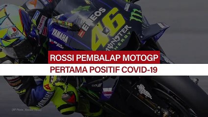 Rossi Pembalap MotoGP Pertama Positif Covid-19