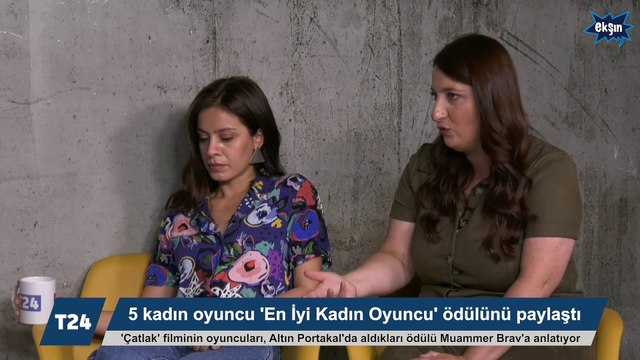 Altın Portakal'da 'En İyi Kadın Oyuncu' ödülünü paylaşan Çatlak filmi oyuncuları anlattı: Bu kadar kolektif bir sevinci uzun zamandır deneyimlememiştim