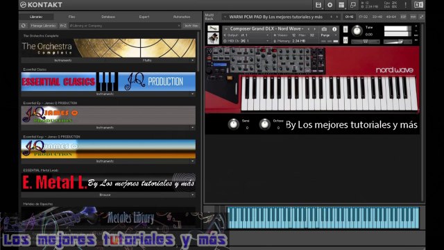 Nord Wave - COMPOSER GRAND DLX PIANO- SAMPLES KONTAKT 5.5.1 o superior