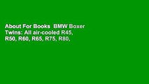 About For Books  BMW Boxer Twins: All air-cooled R45, R50, R60, R65, R75, R80, R90, R100, RS, RT &