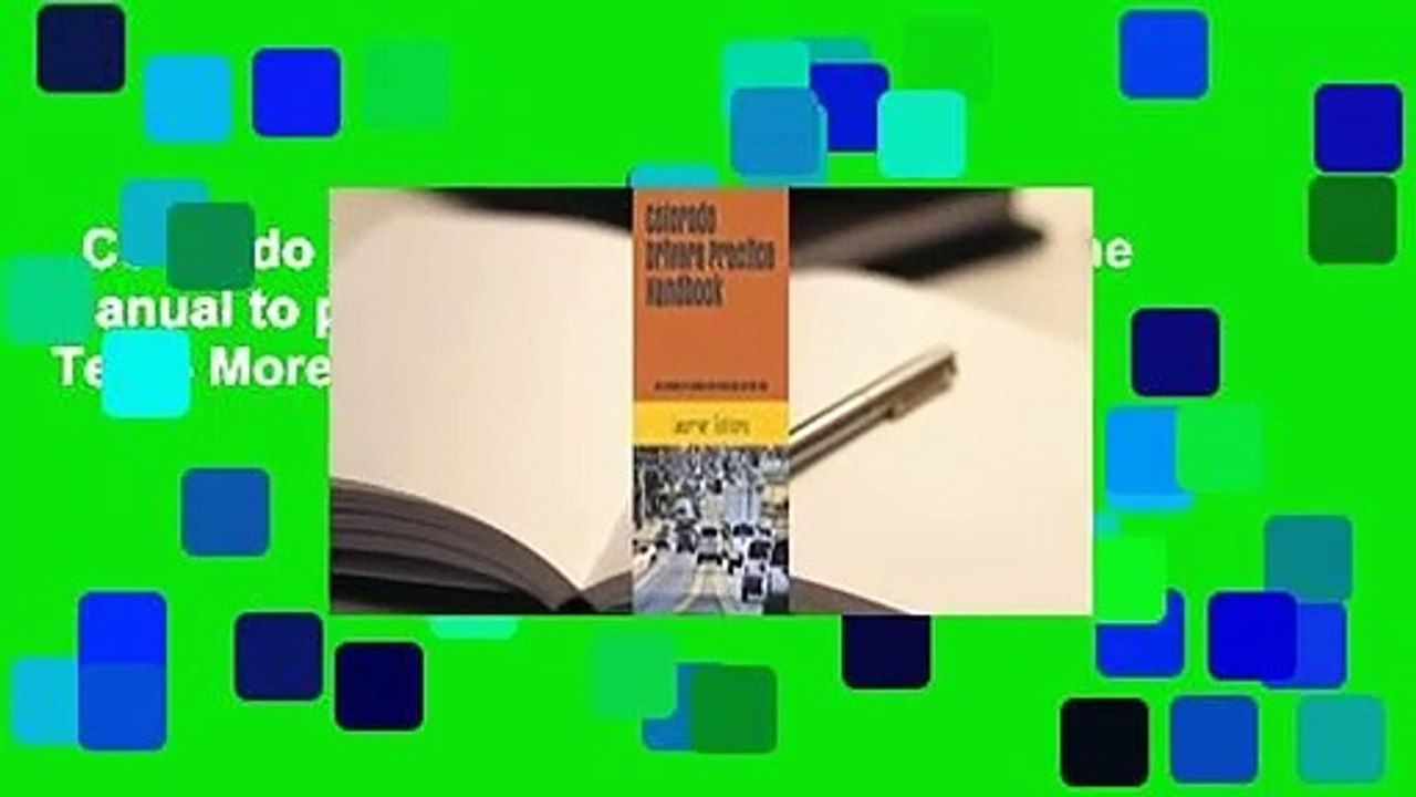 Colorado Drivers Practice Handbook: The Manual to prepare for Colorado Permit Test - More than