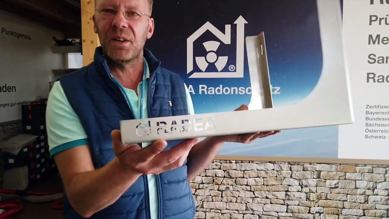 Radon-Sauger neue Wandhalterung