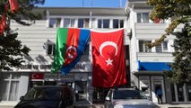Sungurlu, Türk ve Azerbaycan bayrakları ile donatıldı