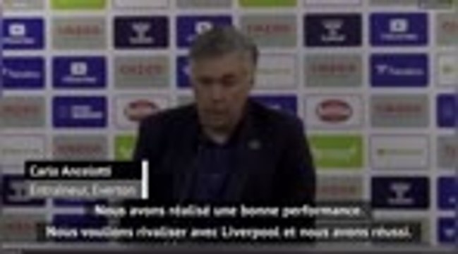 5e j. - Ancelotti : Nous avons bien rivalisé