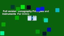 Full version  Sonography Principles and Instruments  For Online