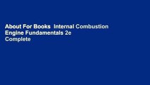 About For Books  Internal Combustion Engine Fundamentals 2e Complete