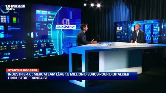 Industrie 4.0: Mercateam lève 1,2 million d'euros pour digitaliser l'industrie française - 17/10