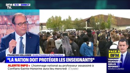 François Hollande: "Les enseignants sont trop souvent livrés, seuls, à l'exercice de leur métier"