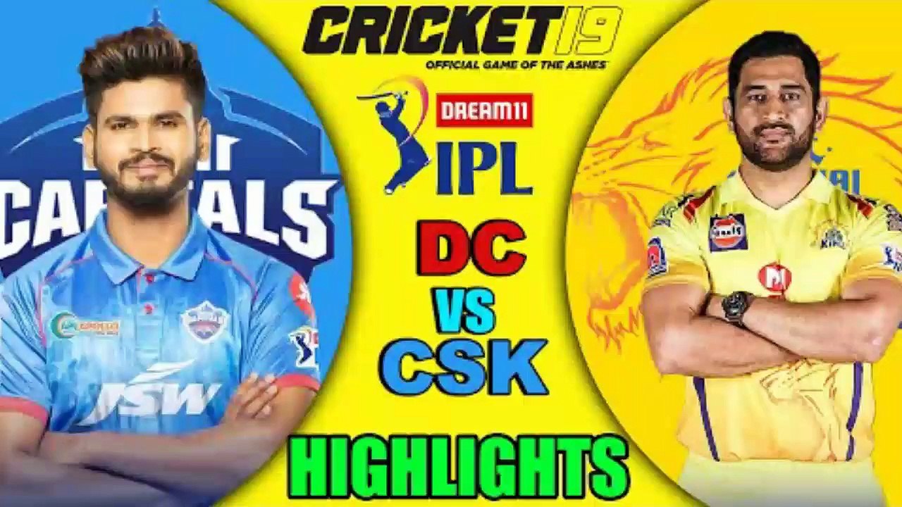 Delhi Capitals vs Chennai Super Kings || DC vs CSK || IPL 2020 highlights