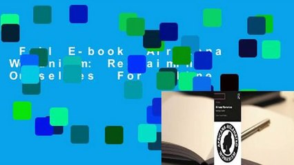 Full E-book  Africana Womanism: Reclaiming Ourselves  For Online
