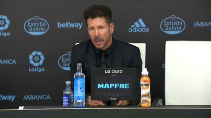 Simeone: "Pudimos ver al Joao que necesitamos y terminó resolviendo un partido que se había complicado"