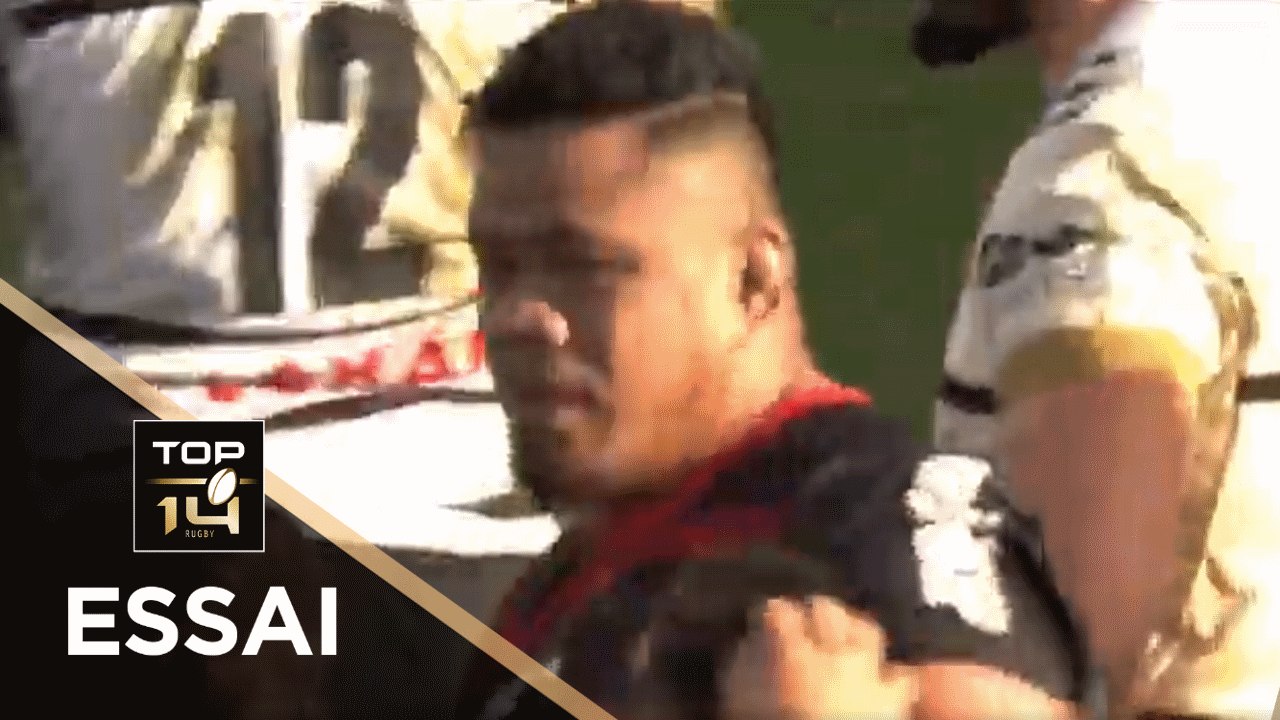 TOP 14 - Essai de Joe TEKORI (ST) - Brive - Toulouse - J5 - Saison 2020/2021
