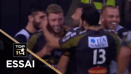 TOP 14 - Essai de Pierre BOURGARIT (SR) - La Rochelle - Castres - J5 - Saison 2020/2021