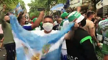 Atos em apoio a Fernández