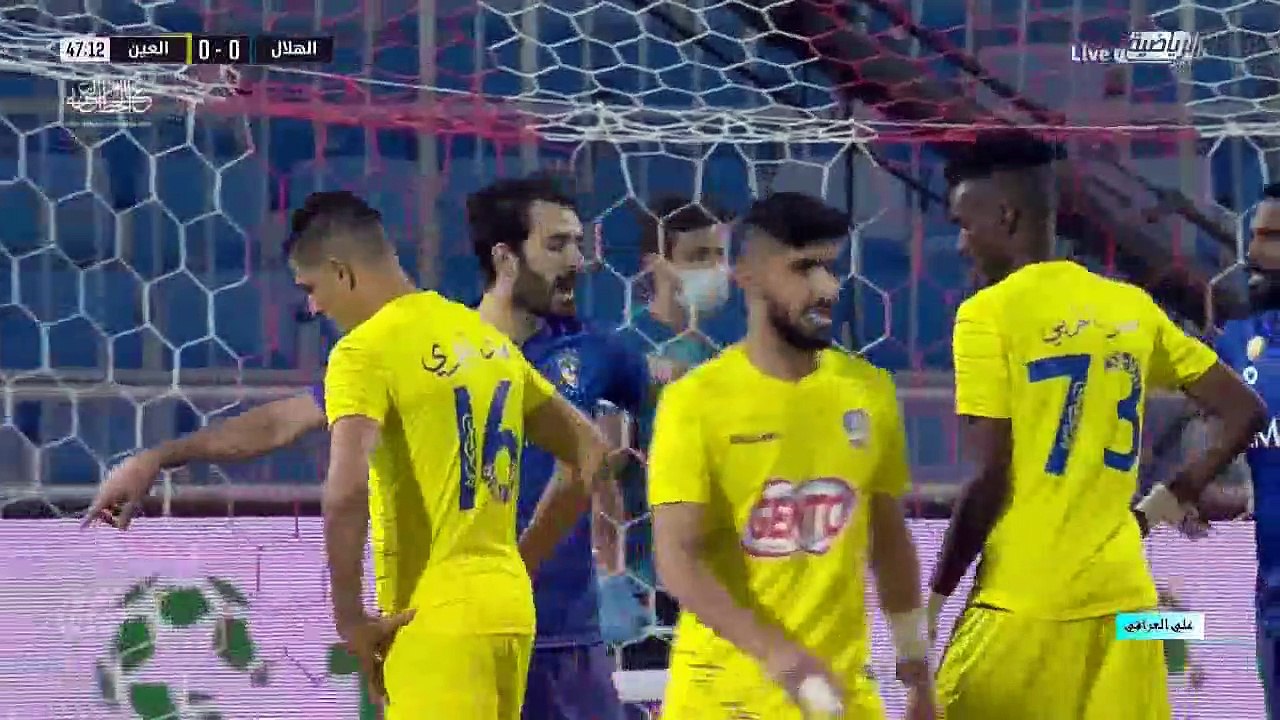 الشوط الثاني من مباراة الهلال والتعاون في الاسب...