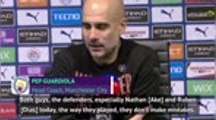 Guardiola delighted as 'real defenders' Ake and Dias help City beat Arsenal