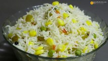 स्वीट कार्न पुलाव - लंच बॉक्स रेसीपी । Corn Pulao with mix veg - One Pot Recipe - Nisha Madhulika - Rajasthani Recipe - Best Recipe House