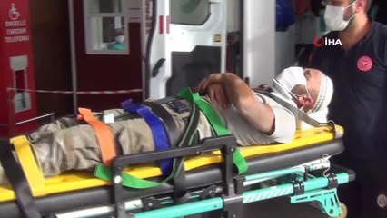 Kaynak yapan usta ölümden döndü