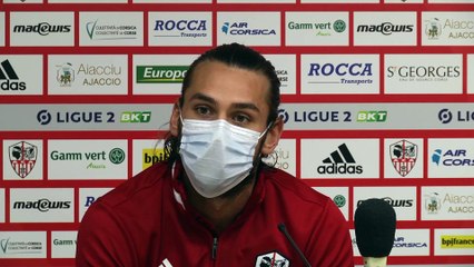 Vincent Marchetti et Olivier Pantaloni réagissent après ACA-TFC (0-1)