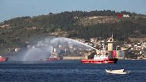 ‘Kanuni’ sondaj gemisi Çanakkale Boğazı’ndan geçti