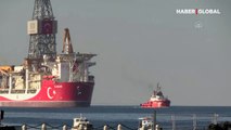 Kanuni sondaj gemisi Karadeniz yolunda! 22 saatte İstanbul'a ulaşacak