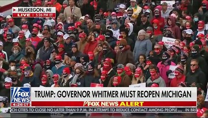 Donald Trump Begs For Staffer To Bring Him a Hat After Wind At Michigan Rally Musses His Hair