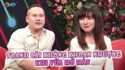 Vừa mở màn, cặp đôi cãi nhau không khoan nhượng, khi bấm nút quyết định của chàng trai gây ngỡ ngàng