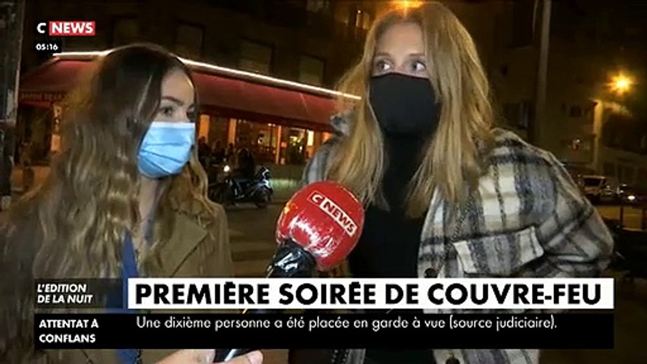 Couvre-feu - Ecoutez les réactions des Parisiens après la première nuit passée chez eux : Ils sont résignés par la force des choses...