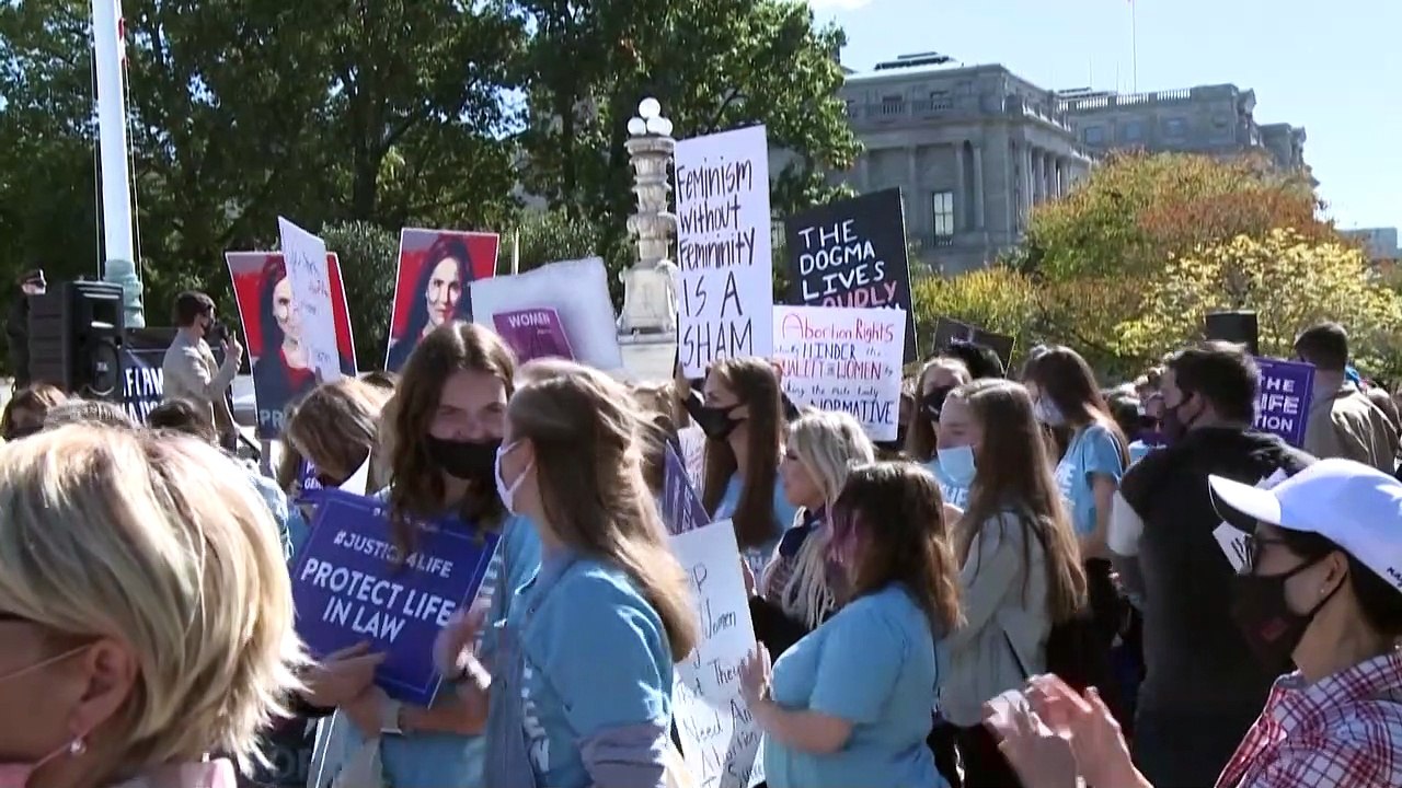 Richterwahl: Pro- und Contraproteste in Washington