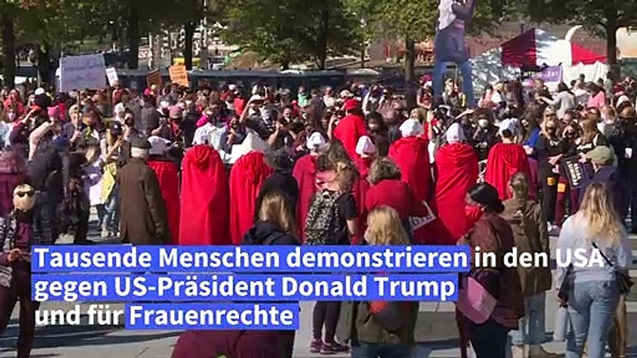 USA: Frauen machen gegen Trump mobil