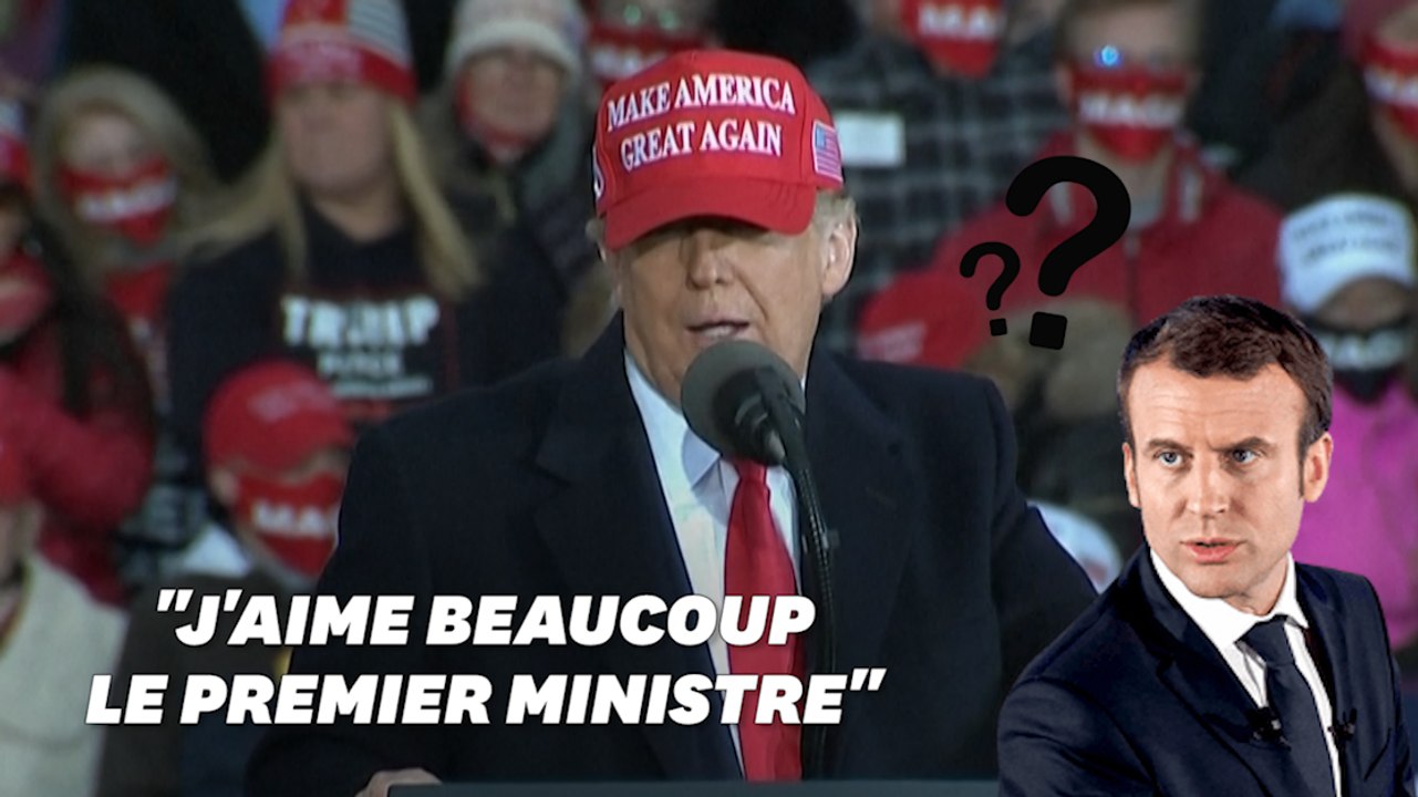 Trump rétrograde Macron au rang de "Premier ministre" lors d'un meeting