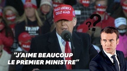 Trump rétrograde Macron au rang de "Premier ministre" lors d'un meeting