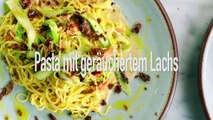 Pasta mit geräuchertem Lachs