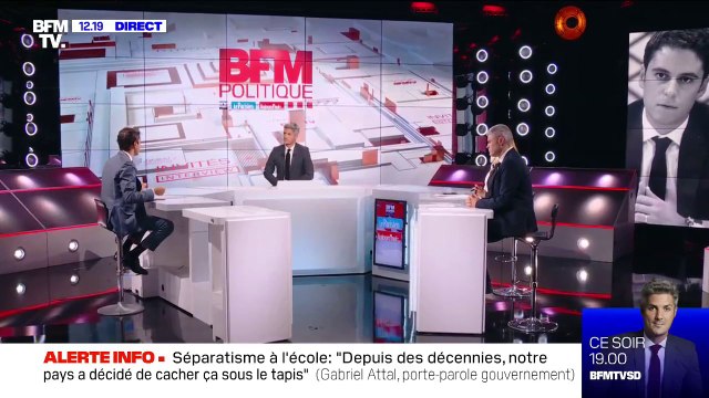 Gabriel Attal sur le séparatisme à l'école: Il faudra qu'il se passe quelque chose d'historique à la rentrée scolaire