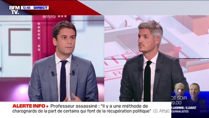 Gabriel Attal: "Non, le couvre-feu n'est pas une mesure anti-jeunes"