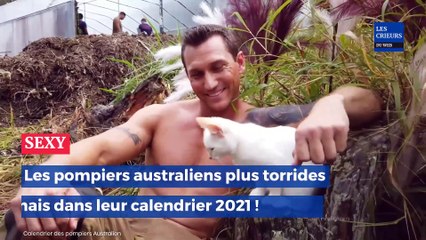 Le calendrier 2021 des pompiers australiens fait grimper la température !