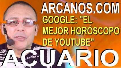ACUARIO, DEFIÉNDETE EN LAS FINANZAS - Horóscopo ARCANOS.COM 18 al 24 de octubre de 2020 - Semana 43
