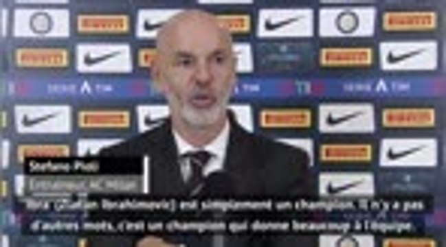 4e j. - Pioli : Zlatan est un champion, mais ne pensons pas trop loin