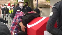 Sakarya’da şehit düşen polis memuru Ankara’da toprağa verildi