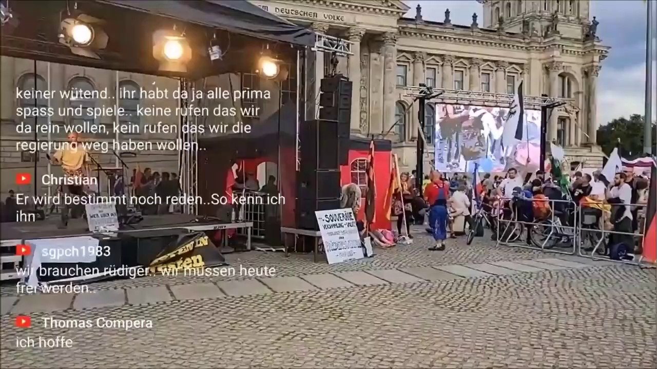 Verantwortliche Person für Ereignisse vor dem Reichstag am 29. August 2020 -Tamara | Person responsible for events at German Parliament August 29. 2020 Berlin "Tamara"