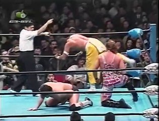 AJPW Stan Hansen-Takao Omori vs. Rob Van Dam-Sabu 1997.01.20